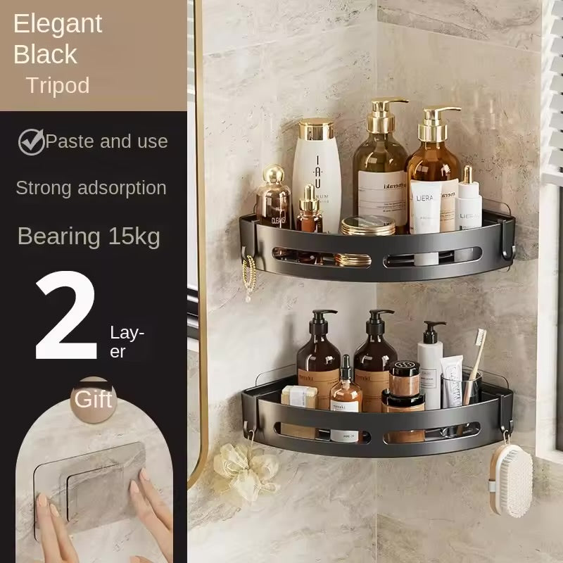 etagere de douche sur deux planches