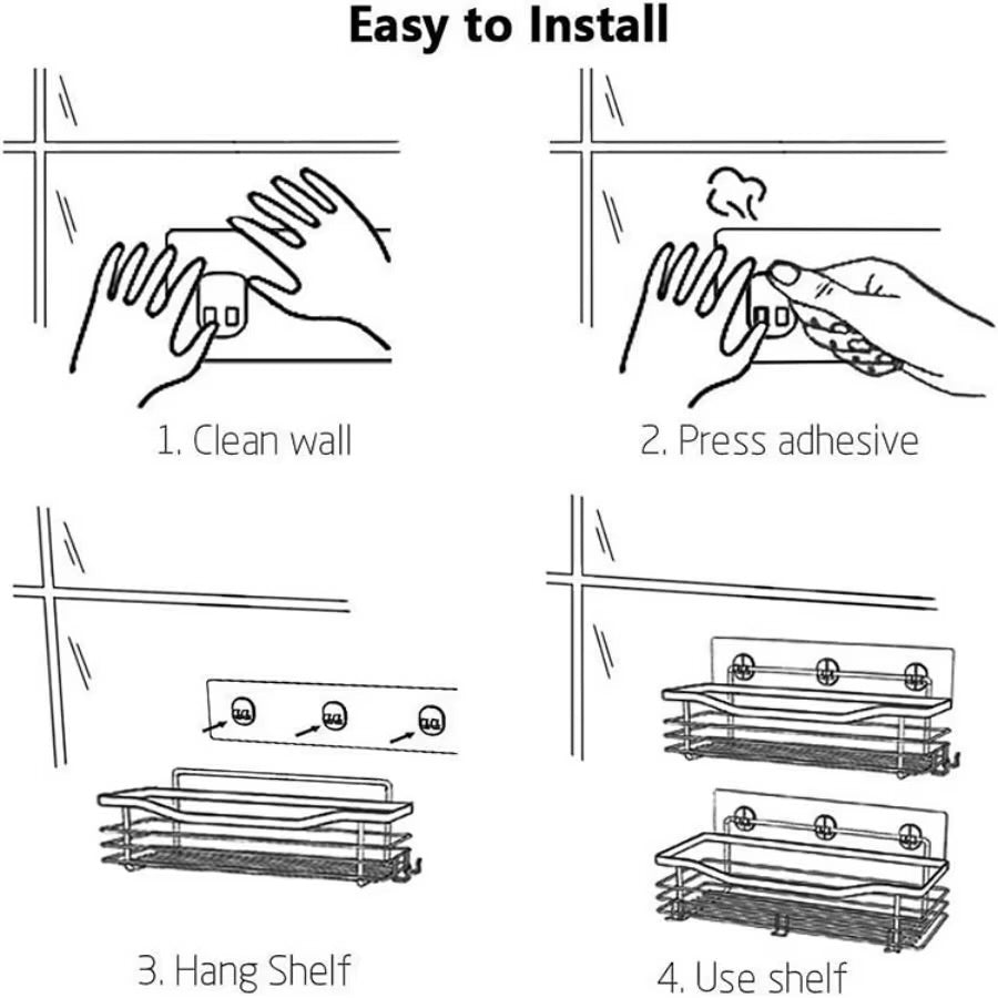 etagere en grillage Installation