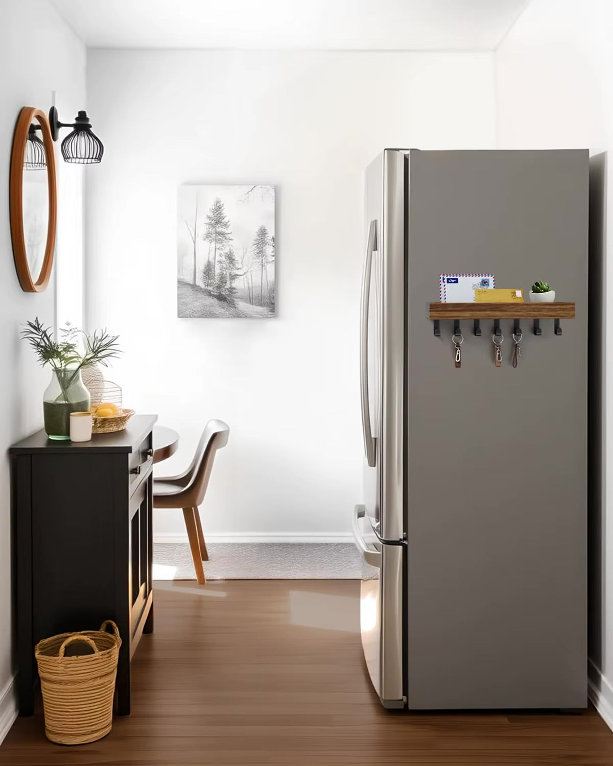 etagere flottante sur refrigerateur