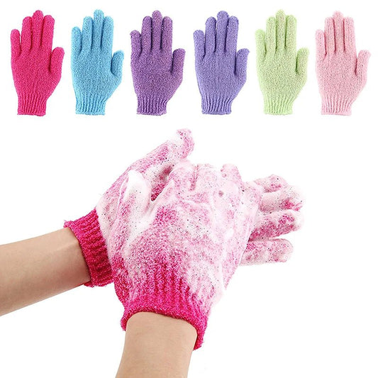 gants exfoliants presentes