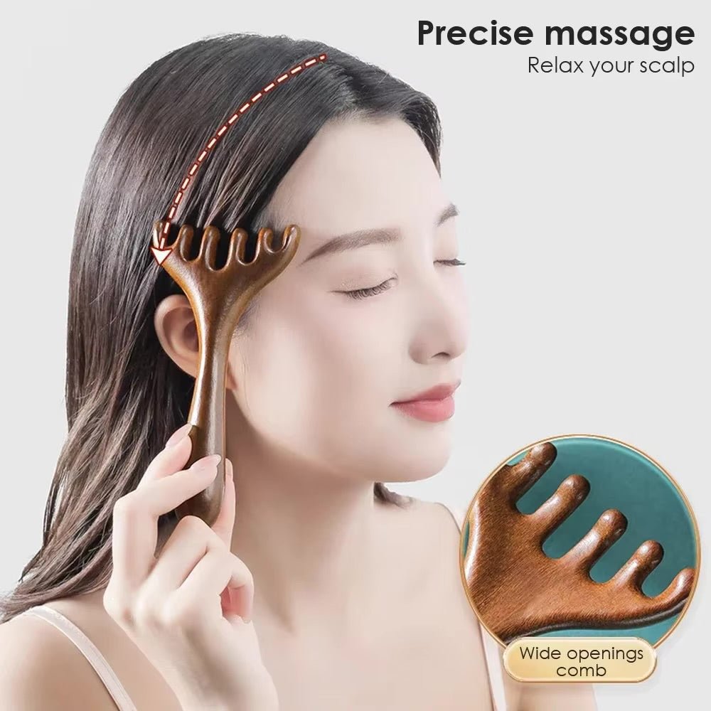 Gua sha tool massage direction