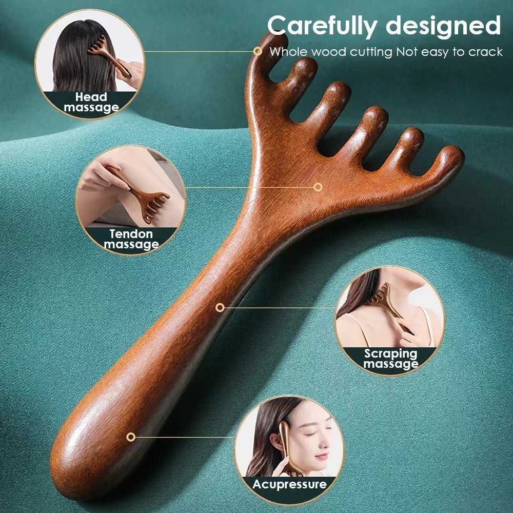 Gua sha tool massage a multiples endroits