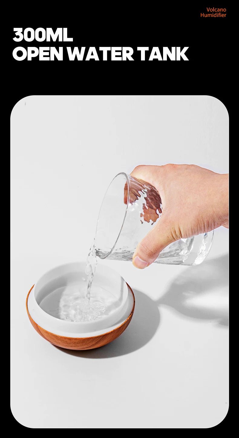 Humidificateur en volcan reservoir 300ML