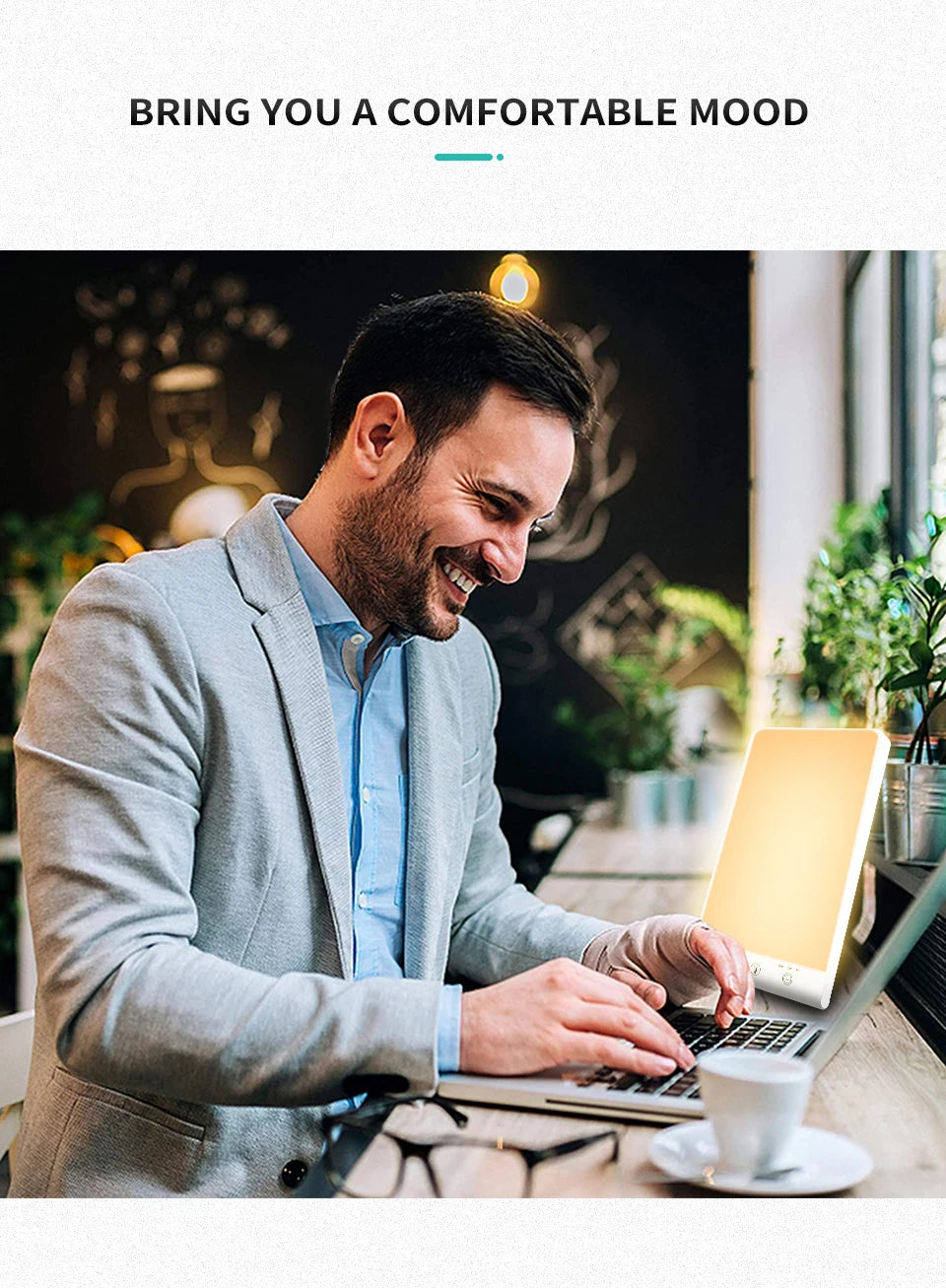 lampe de phototherapie porter son confort au cafe