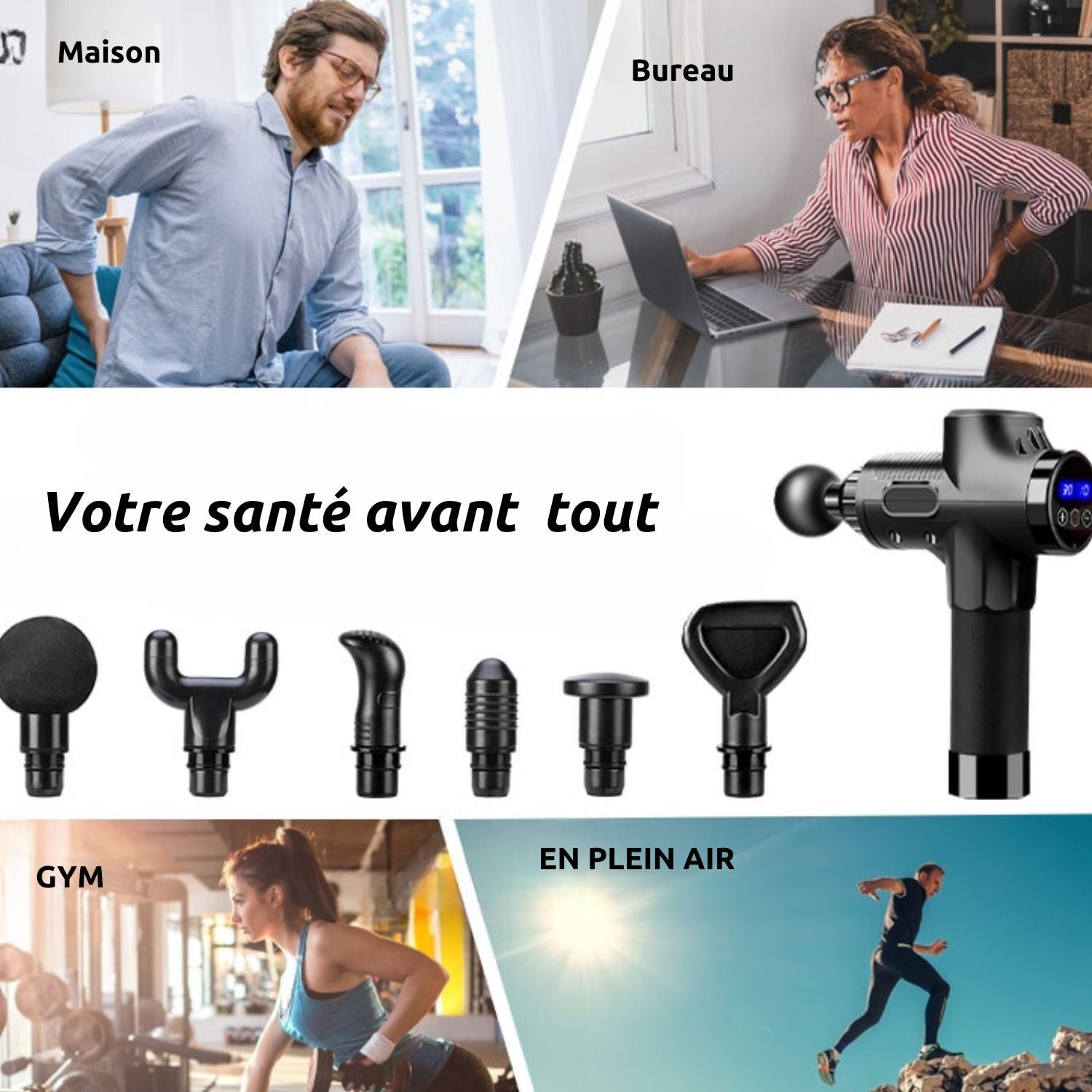 FlexiRelax - Le pistolet masseur bouchons