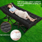 lit de camping cliente satisfaite