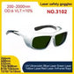 Lunettes de protection laser 3102