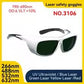 Lunettes de protection laser 3106