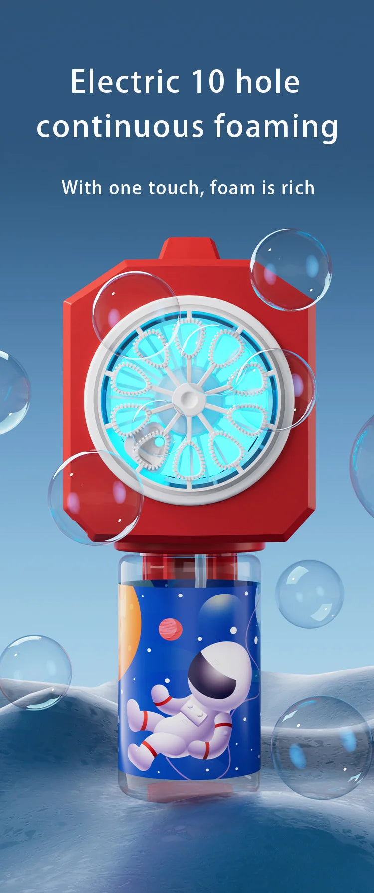 machine a bulles en continue plusieurs bulles 10 troues