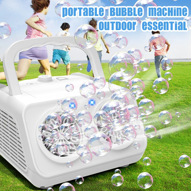machine a bulles portable parfait pour journee dehors