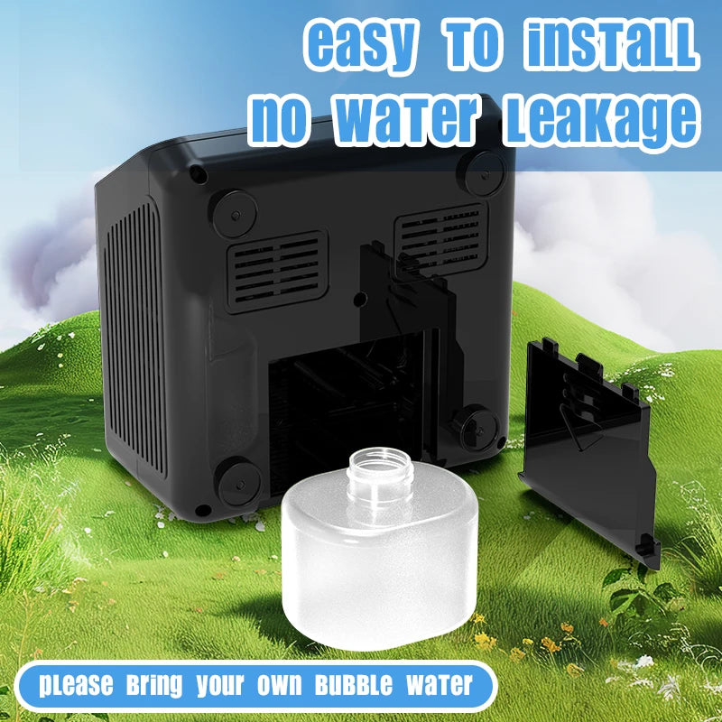 machine a bulles portable sans fuite