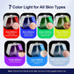 Masque de beauté LED Eau claire couleur LED fonctions