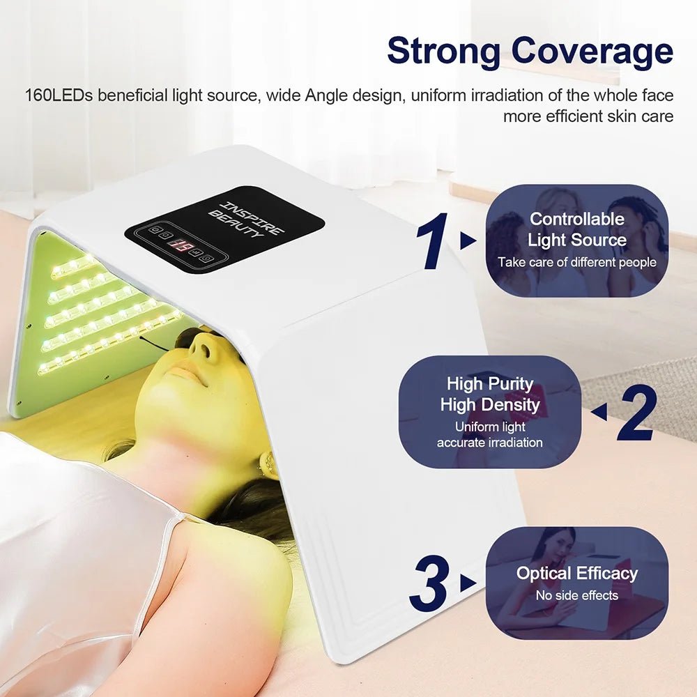 Masque de beauté LED Eau claire options
