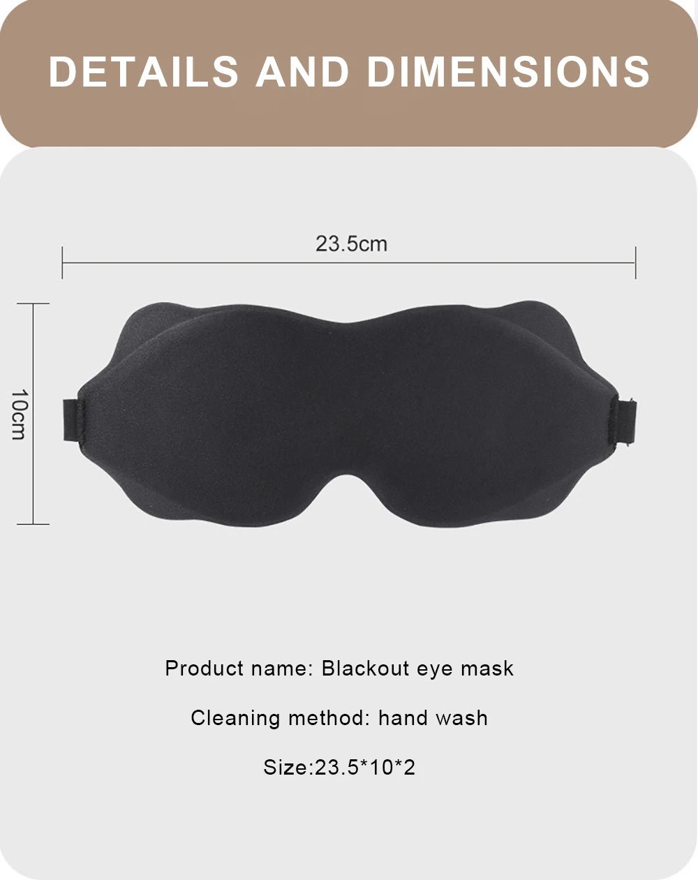 Masque de sommeil 3D - Techni Tendresse