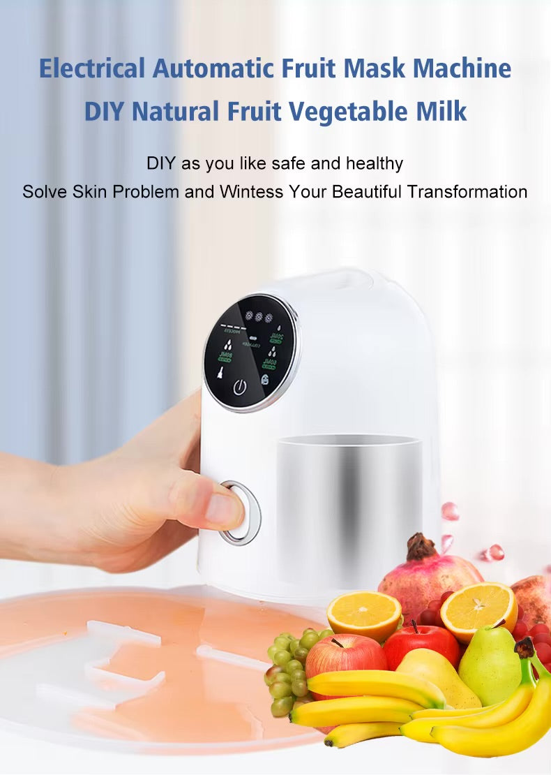 masques machine a base de fruit