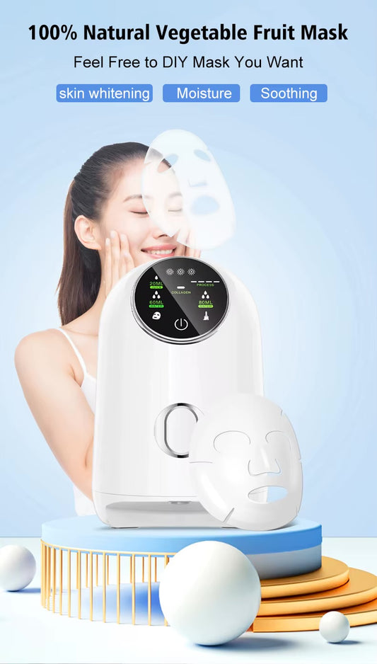 masques machine masque hydratant blanchissant adoucissant