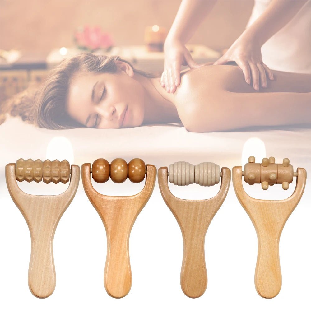 MASSAGE EN BOIS quatre choix en presentation