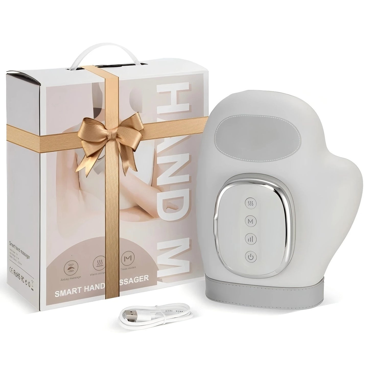 masseur de mains forme de cadeau