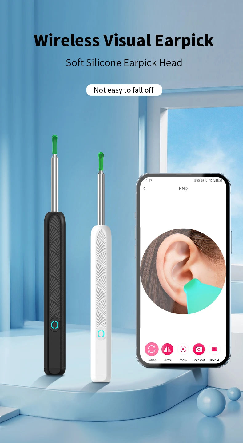 nettoyeur d oreilles avec camera sans fil et WIFI principale