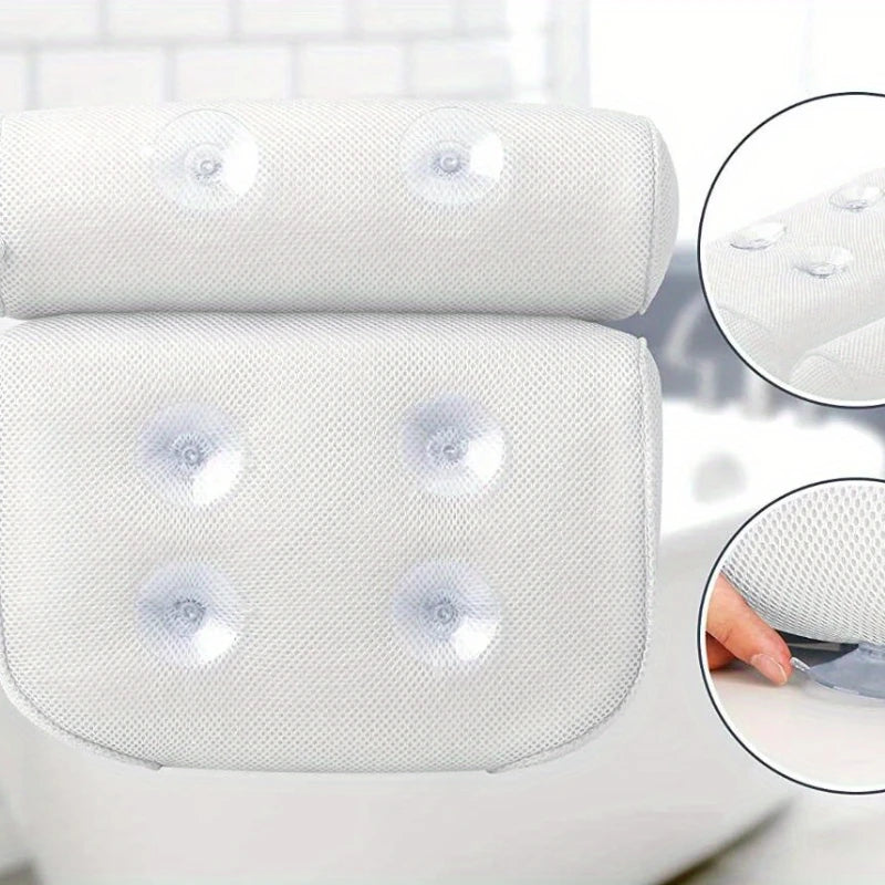 oreiller de bain ventouses