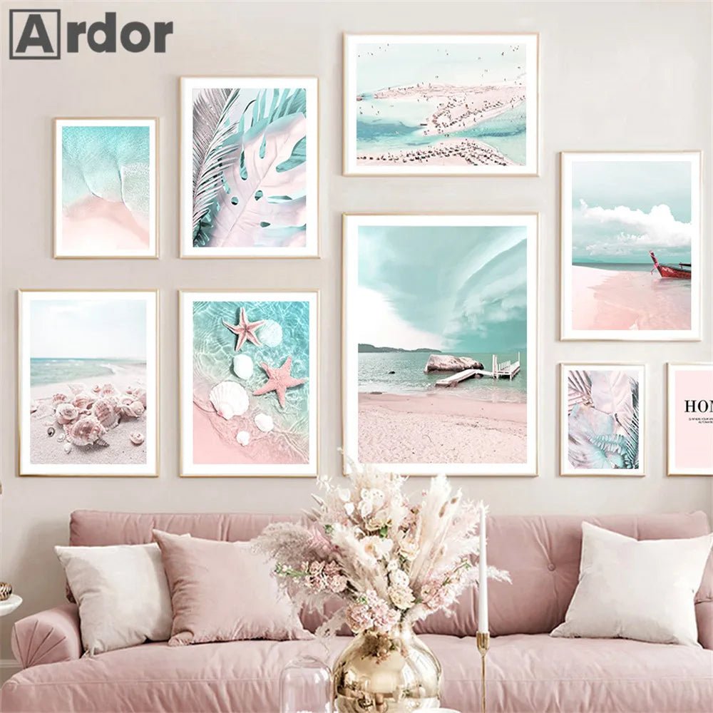 Paint Art Starfish and Shell Beach - Techni Tendresse