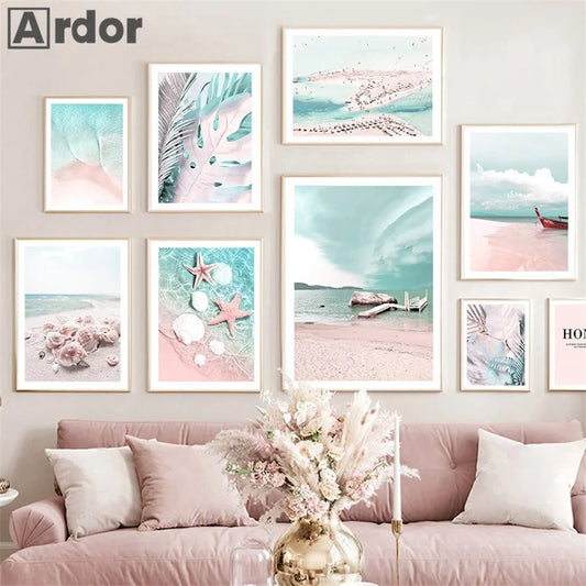 Paint Art Starfish and Shell Beach - Techni Tendresse