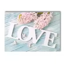 peinture avec love en lettres