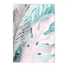 peinture feuilles evident