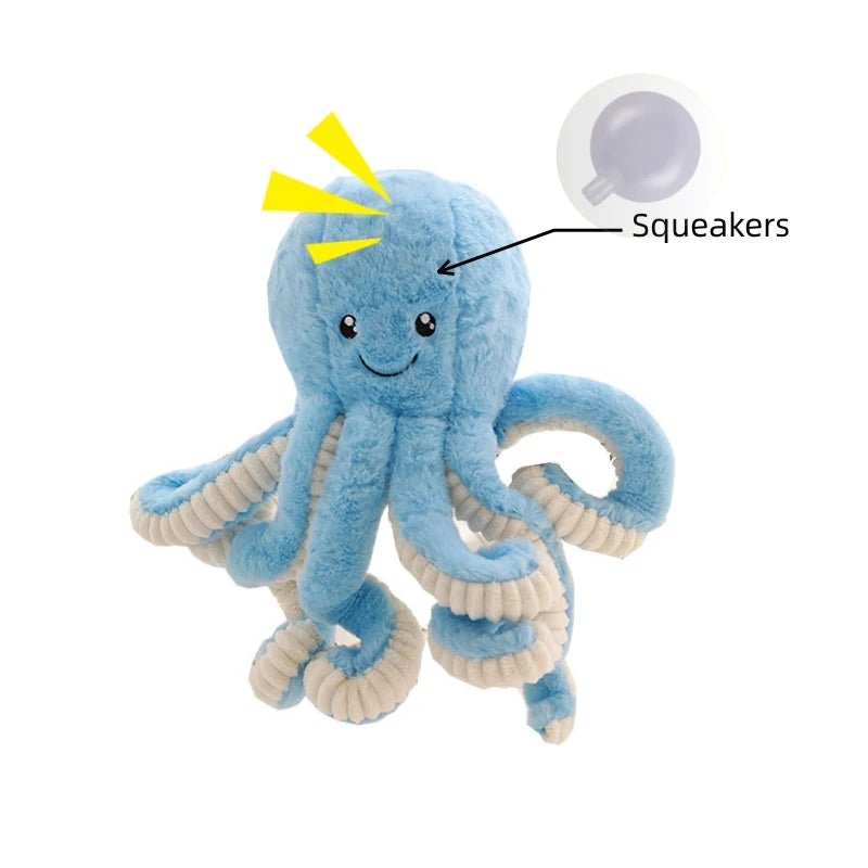 peluche bleue avec image ballon a la tete peluche
