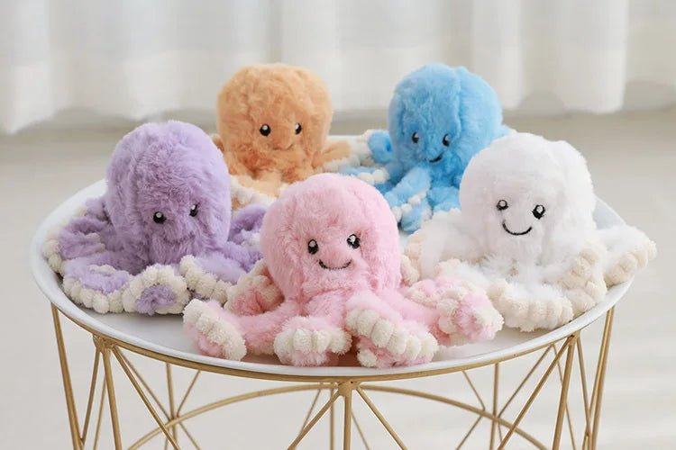 peluches pieuvre ensemble choix