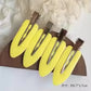 pince a cheveux 4 couleurs uni jaune