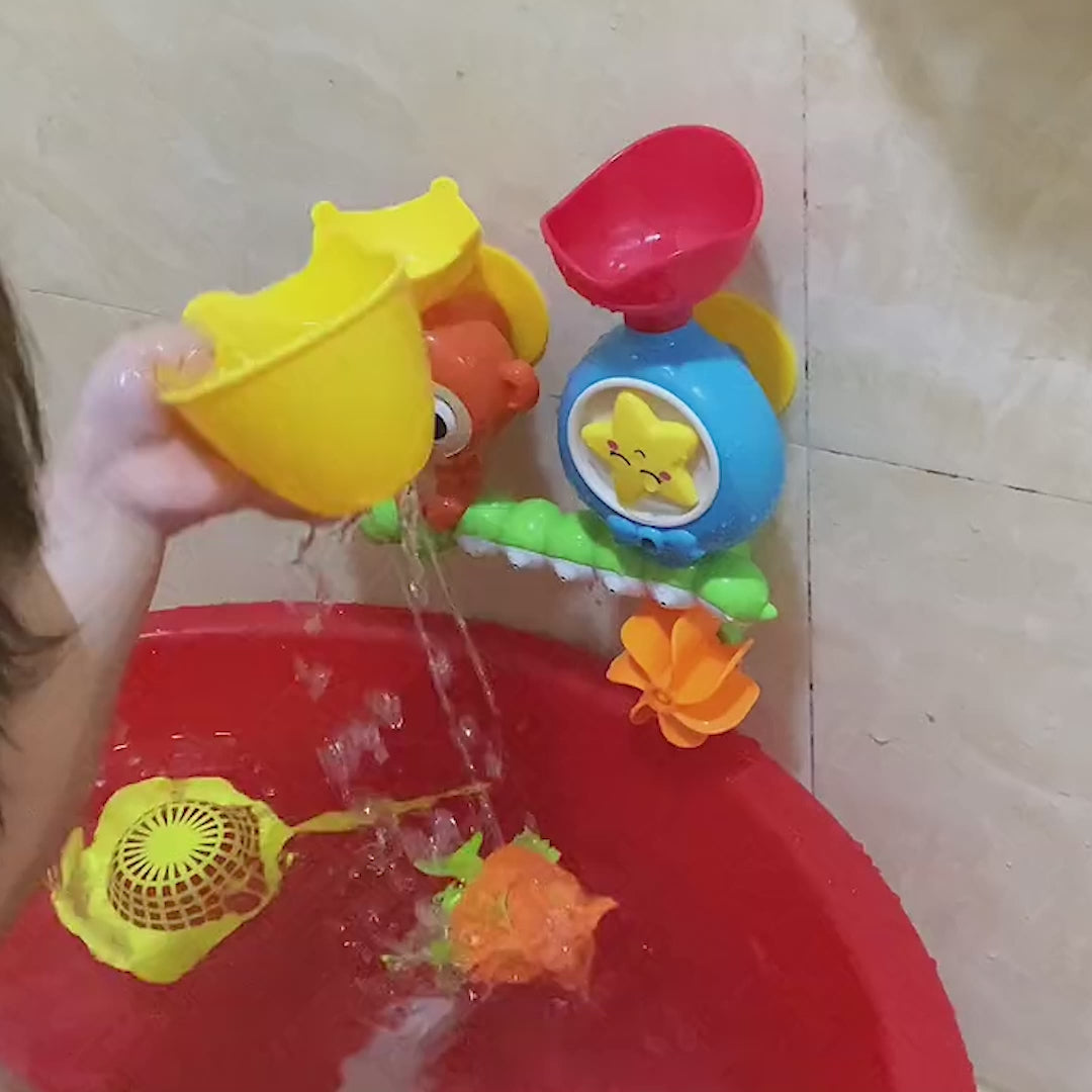 video insctrutive sur chute d'eau pour bain