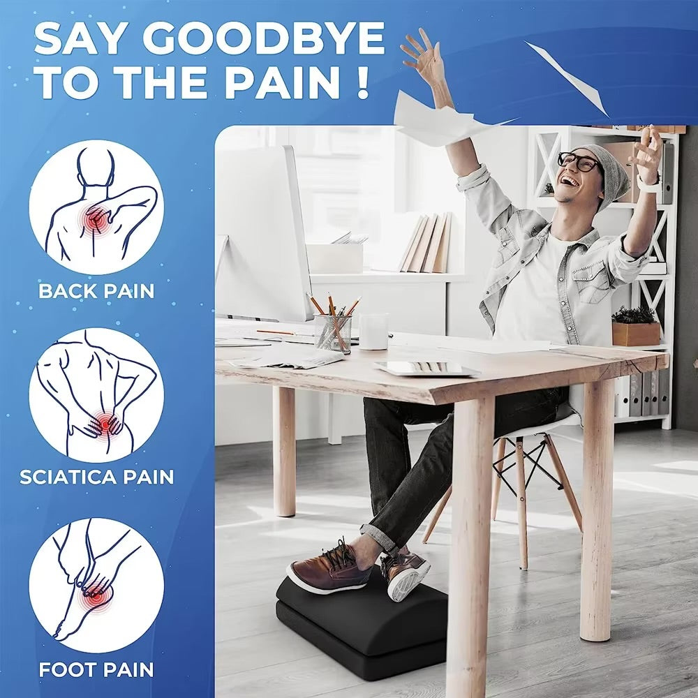 repose-pieds réglable en hauteur soulage douleurs