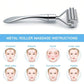  rouleau de massage facial en acier cibles