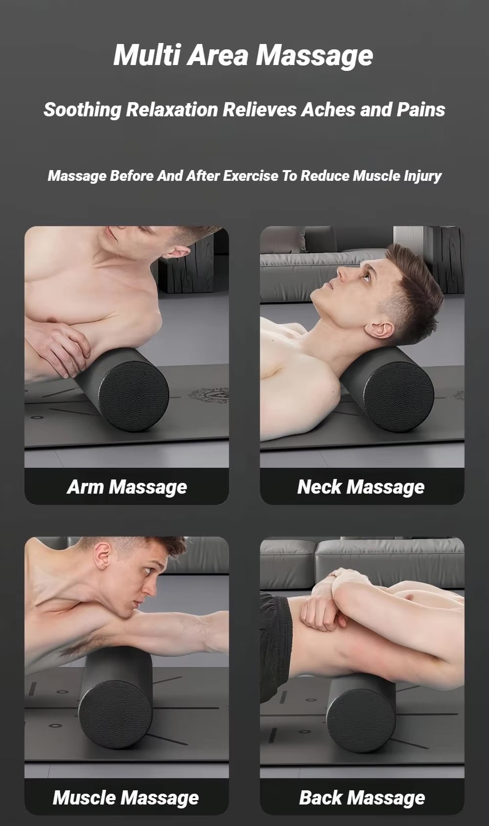 rouleaux de massage en mousse relaxation pour corps