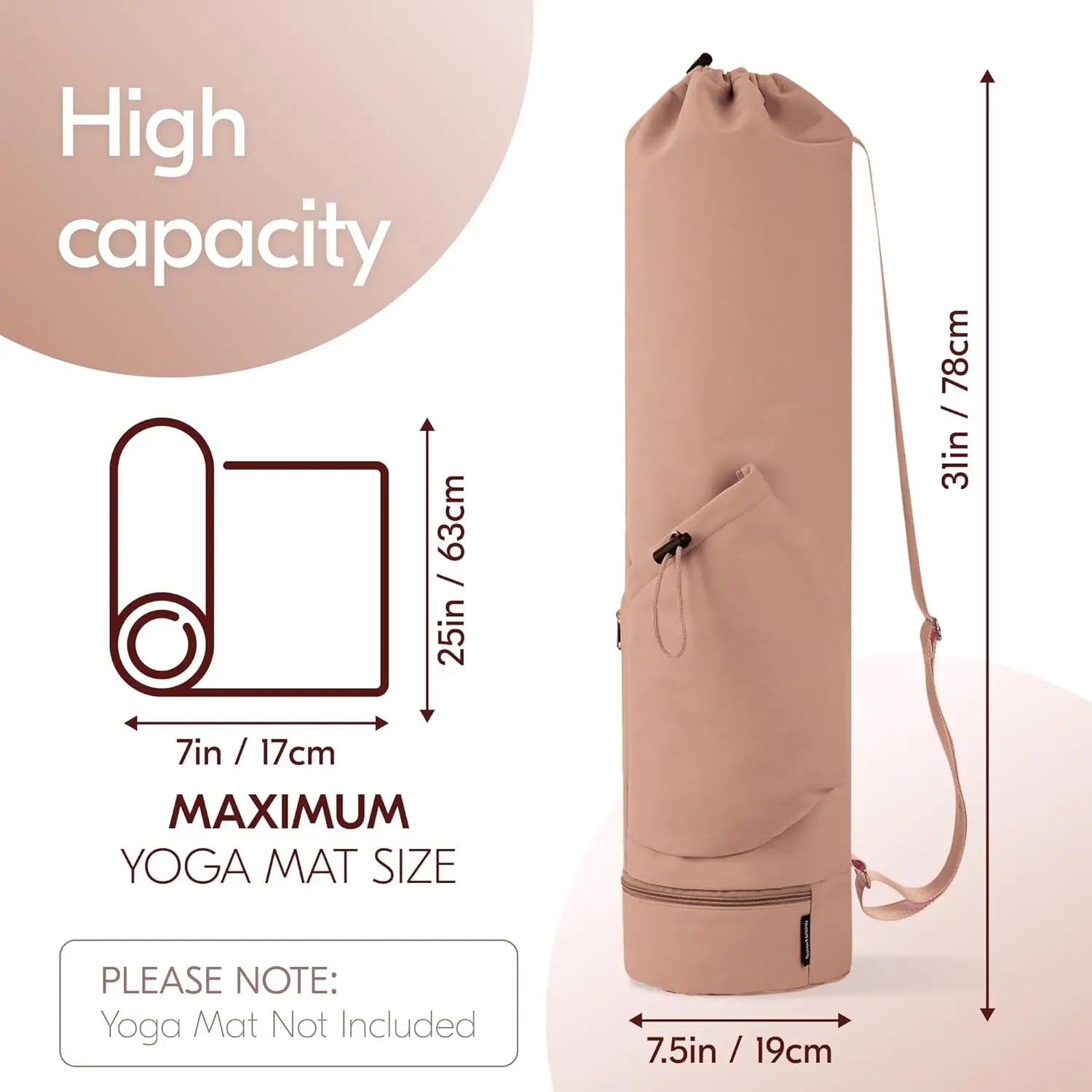 sac de transport pour yoga dimensions
