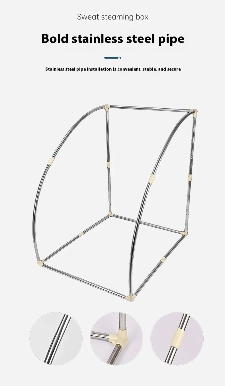 sauna structure stainless steel