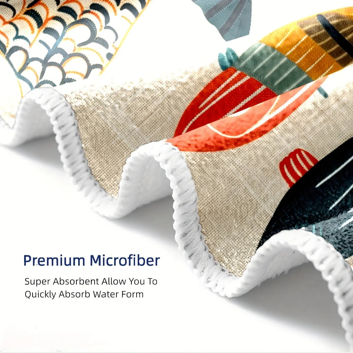 serviette de poissons microfibre