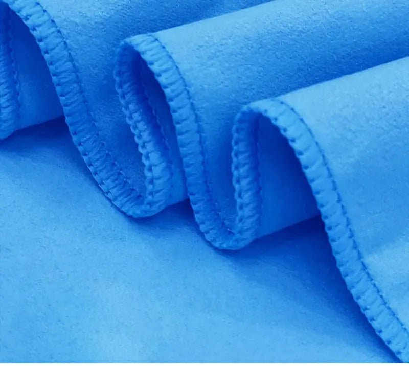 serviette de sport en microfibre bords