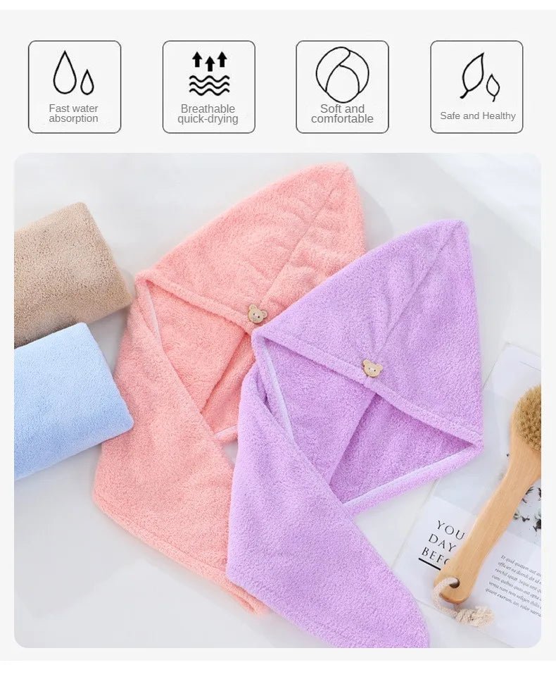 Serviette de tête avec boucle d'animal - Techni Tendresse