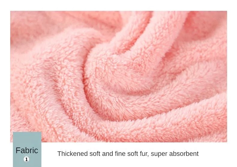 Serviette de tête avec boucle d'animal - Techni Tendresse