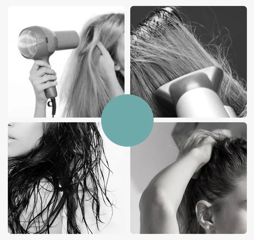 serviette pour la tête mauvais choix de sechages