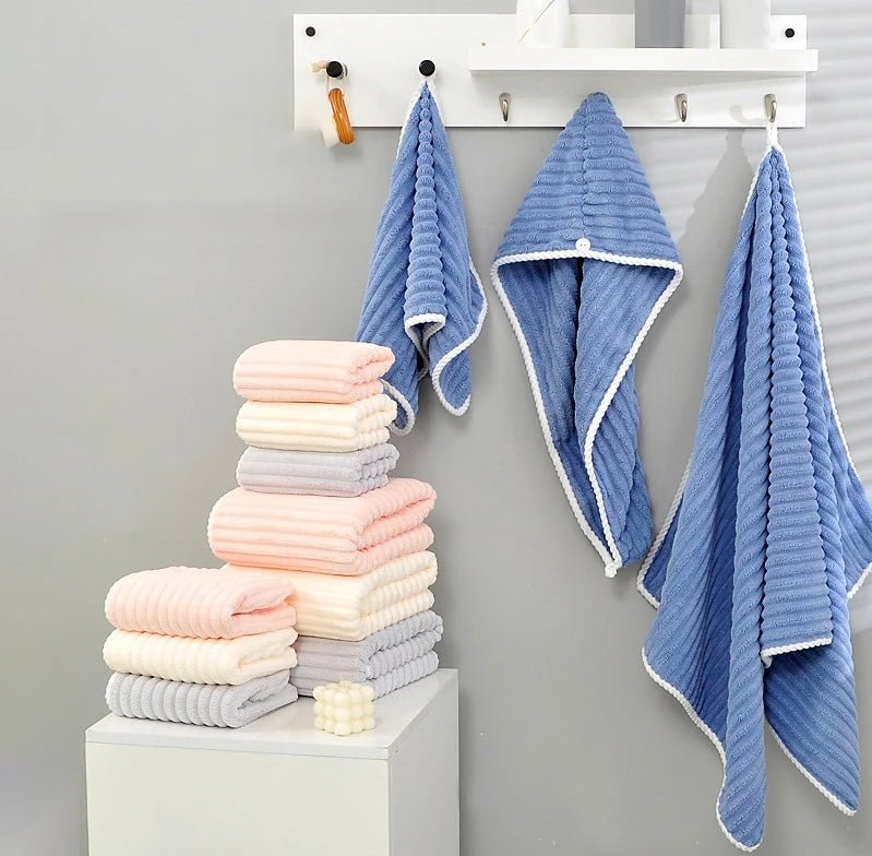 serviettes demonstration des trois tailles