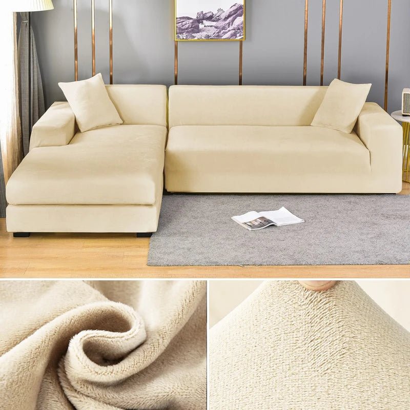 Sofa Covers 2 beige plus foncé 