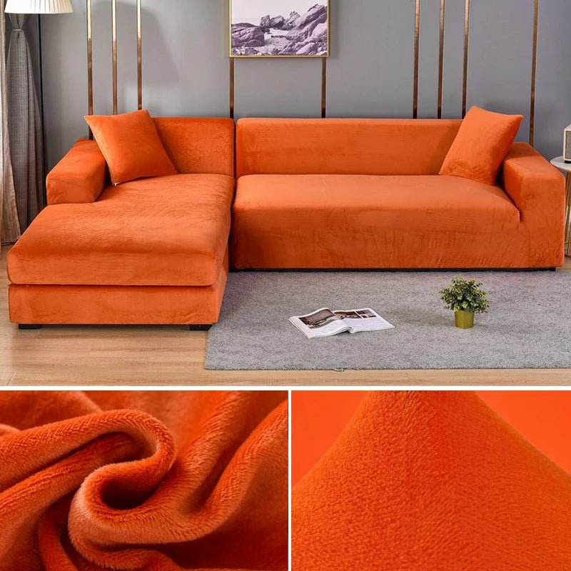 Sofa Covers 2 orange-foncé