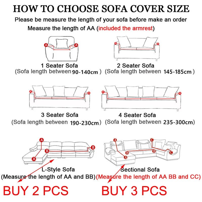 Sofa Covers instructions