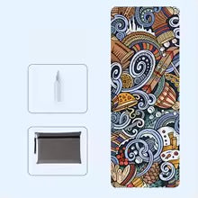 tapis de yoga imprimé silver