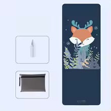 tapis de yoga imprime winking fox