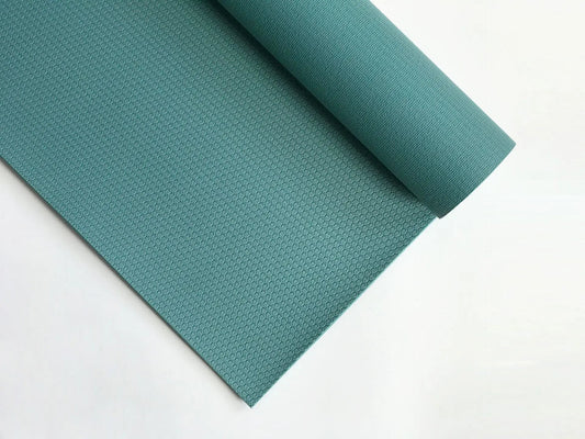 tapis de yoga sarcelle roule