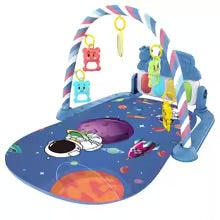tapis d’éveil stimulant violet galaxy